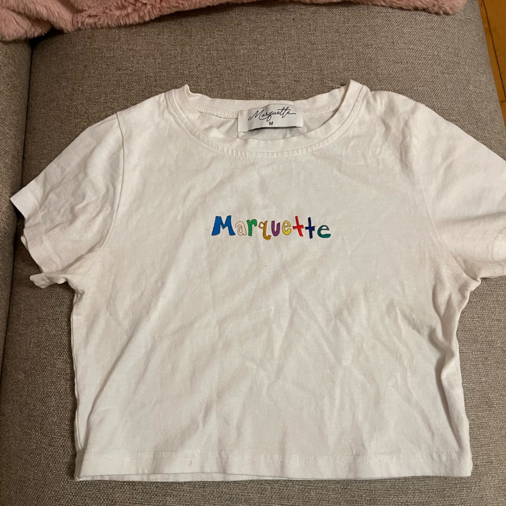 Marquette cropped shirt